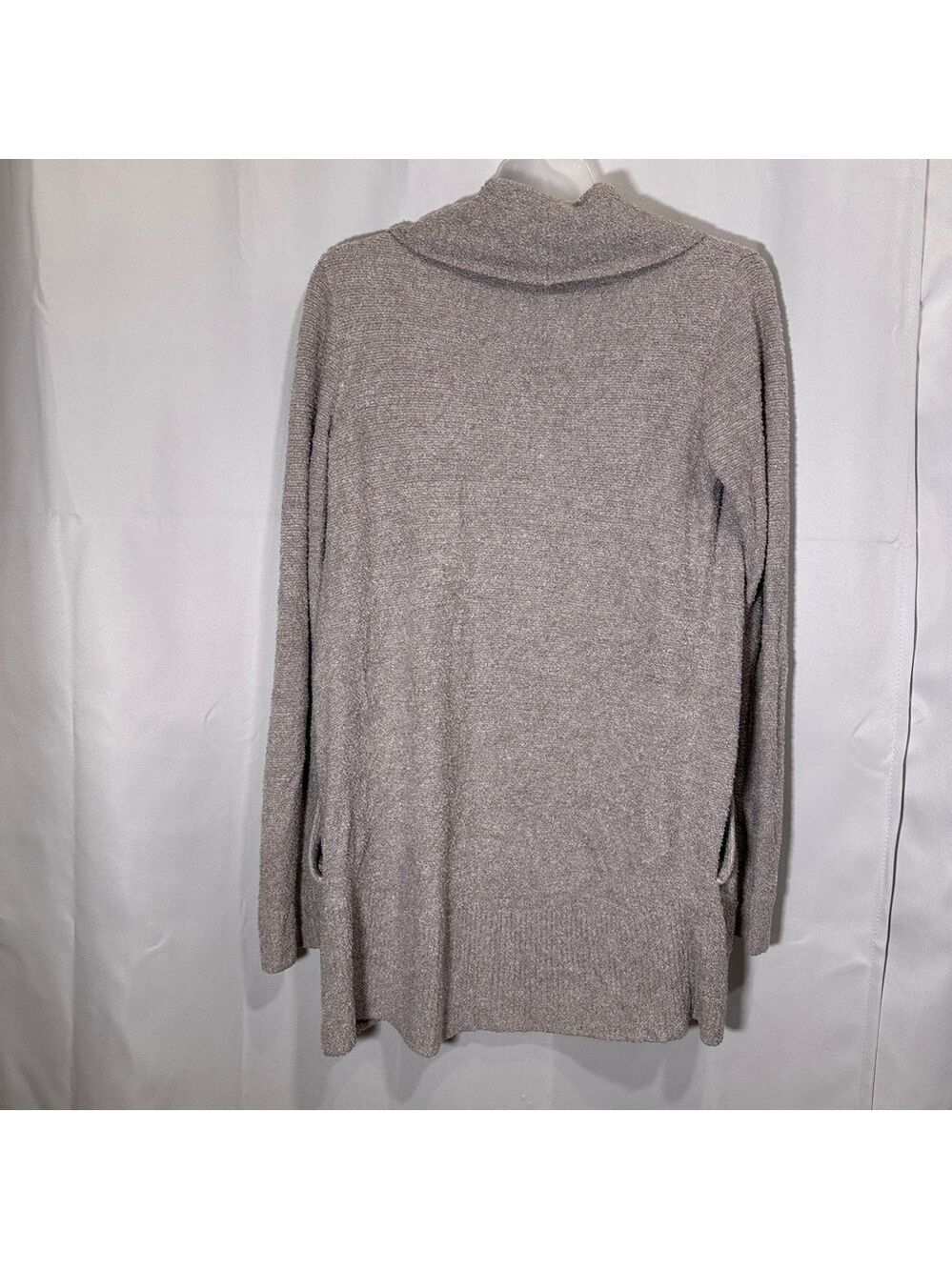 Barefoot Dreams Cozy Gray Cardigan - Picture 3 of 7